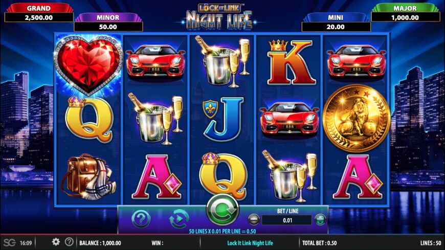 Symbols & Payouts Lock it Link Slot