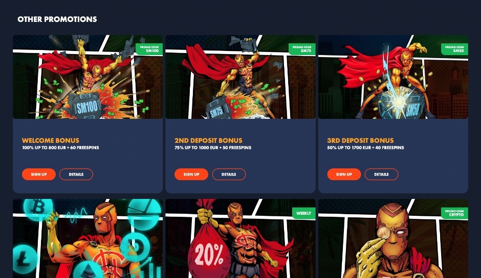 Slotman Casino Promotion List