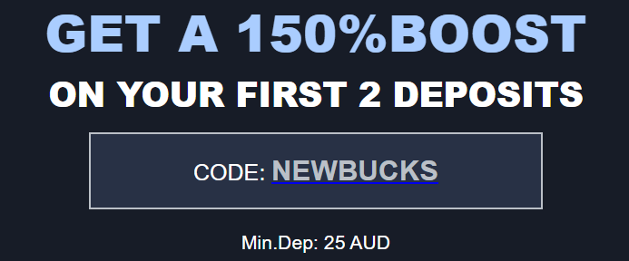 Bucks Empire welcome bonus