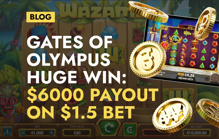 Gates of Olympus Huge Win: $6000 Payout on $1.5 Bet